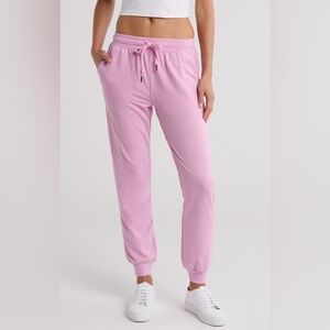 Spiritual Gangster | Love More Zoe Slim Joggers CANDIED PINK size XL